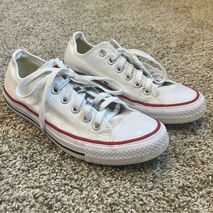 White Low-Top Converse